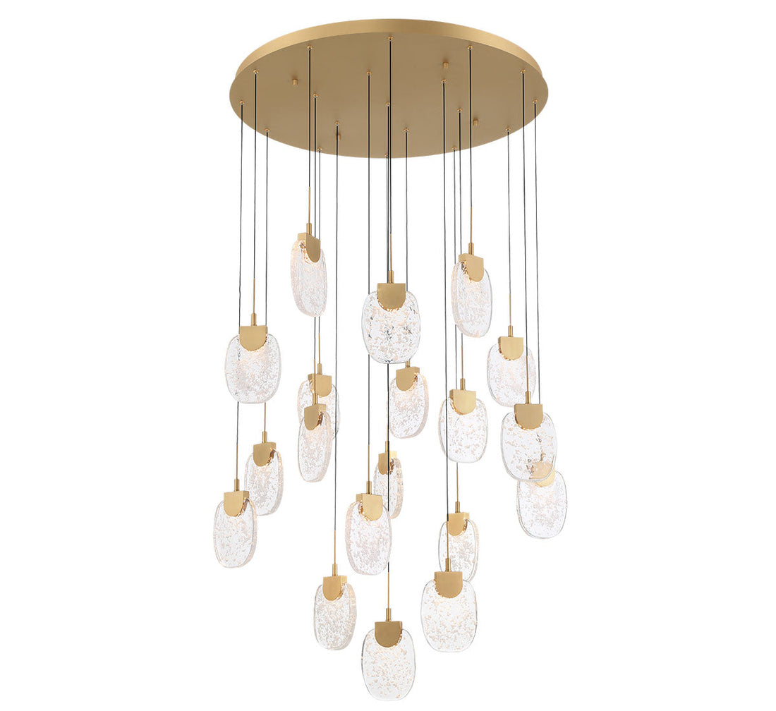LIB & CO, CASTELO 19 LIGHT ROUND LED CHANDELIER, CHANDELIER LIGHT