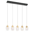 LIB & CO, CASTELO 5 LIGHT LINEAR LED CHANDELIER, CHANDELIER LIGHT