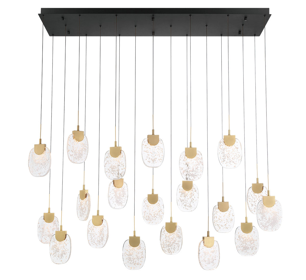 LIB & CO, CASTELO 20 LIGHT RECTANGULAR LED CHANDELIER, CHANDELIER LIGHT