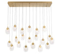 LIB & CO, CASTELO 20 LIGHT RECTANGULAR LED CHANDELIER, CHANDELIER LIGHT