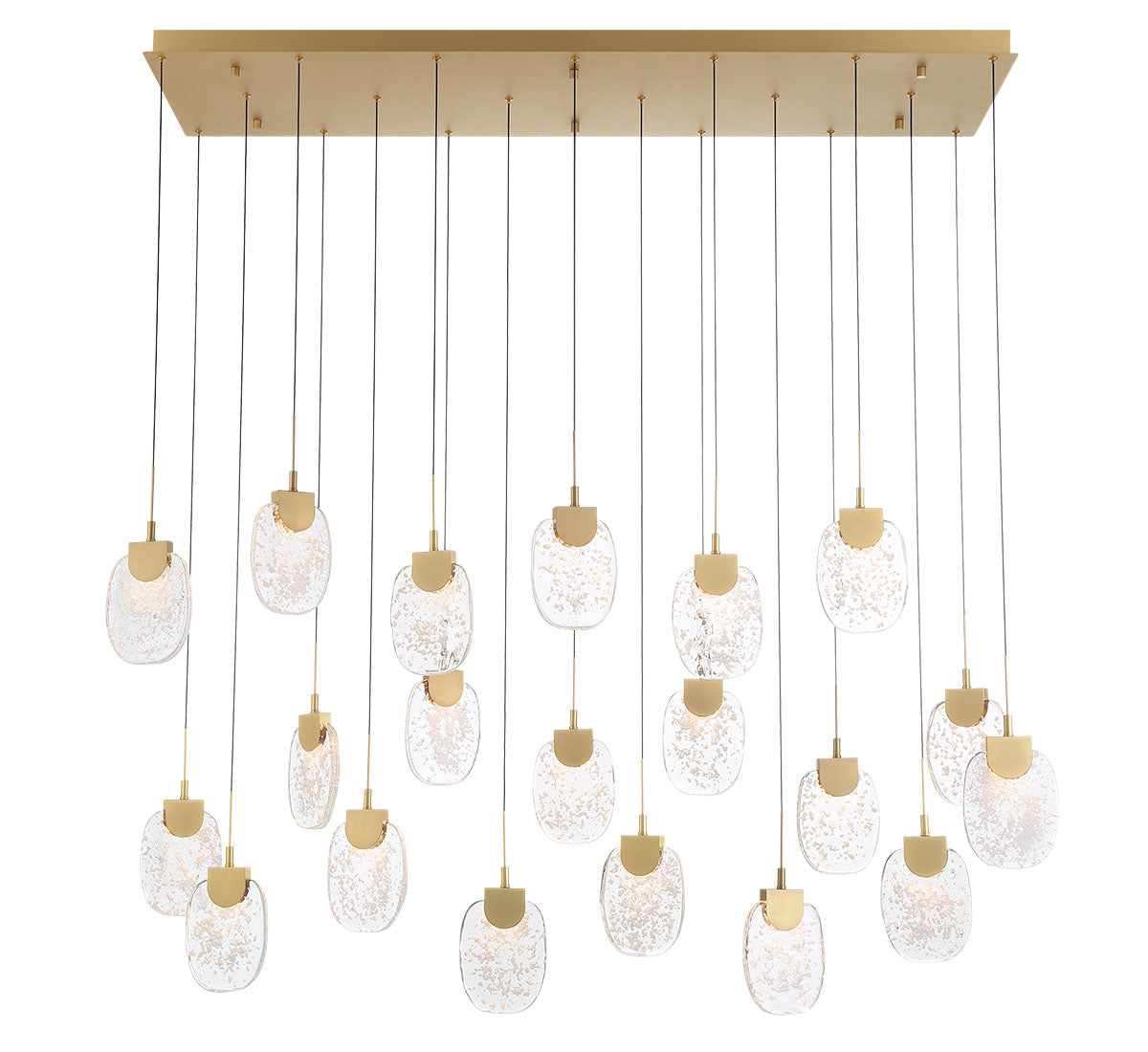 LIB & CO, CASTELO 20 LIGHT RECTANGULAR LED CHANDELIER, CHANDELIER LIGHT