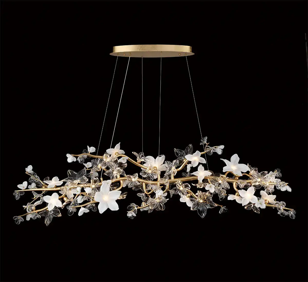 LIB & CO, FIORI OVAL LED CHANDELIER, CHANDELIER LIGHT