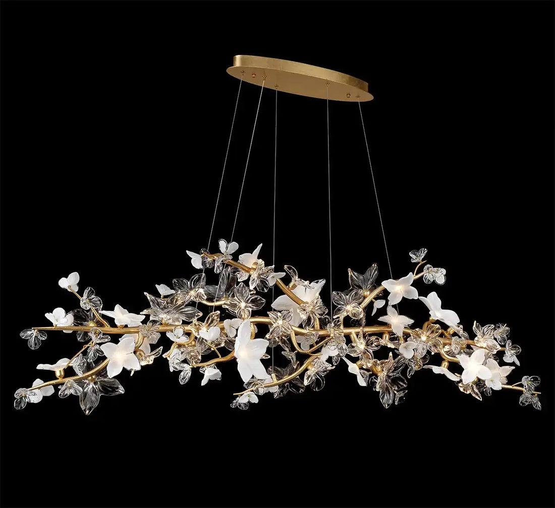 LIB & CO, FIORI OVAL LED CHANDELIER, CHANDELIER LIGHT