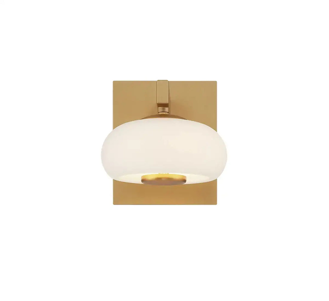 LIB & CO, ADELFIA LED WALL MOUNT，PAINTED ANTIQUE, WALL SCONCES