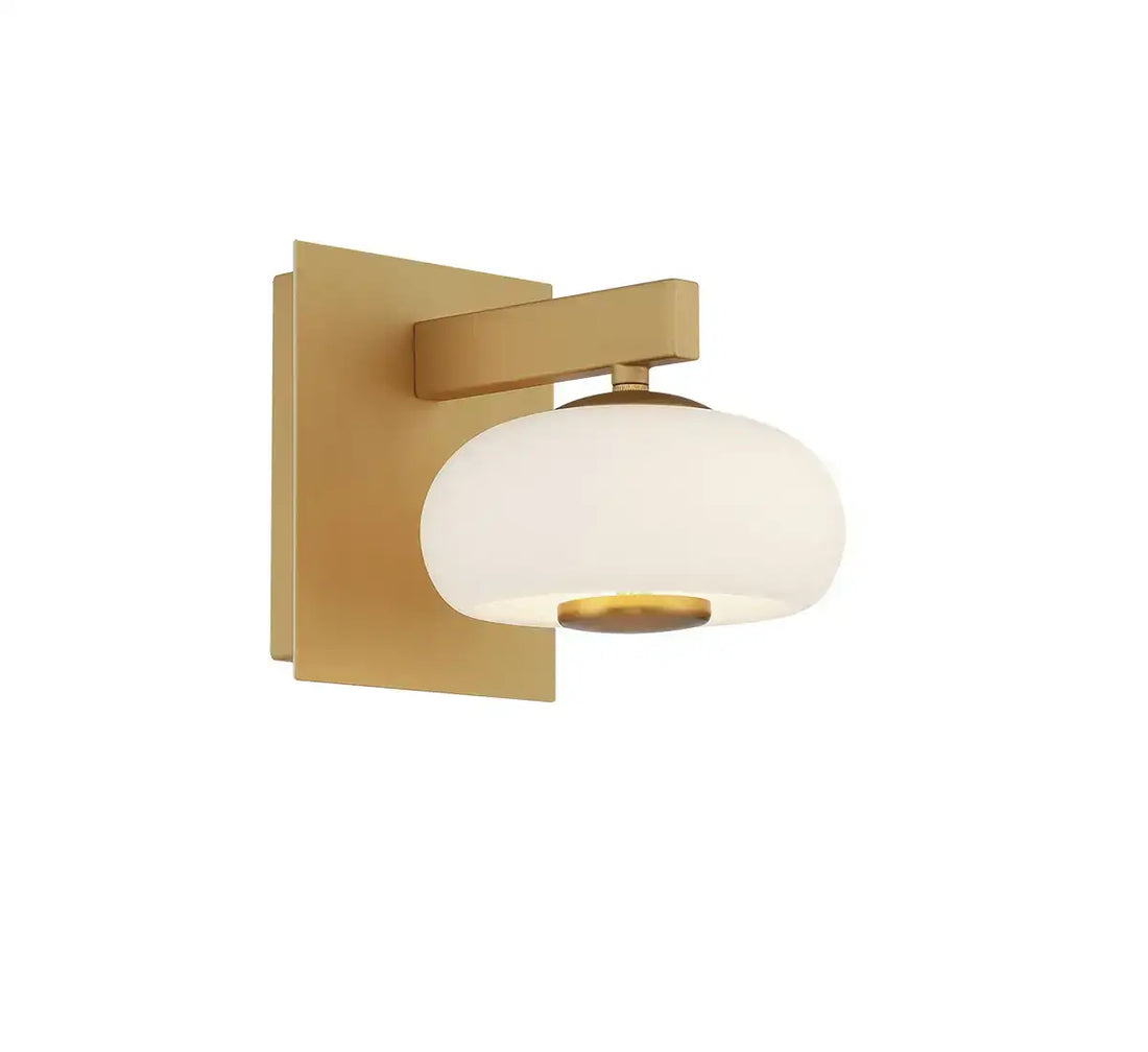 LIB & CO, ADELFIA LED WALL MOUNT，PAINTED ANTIQUE, WALL SCONCES