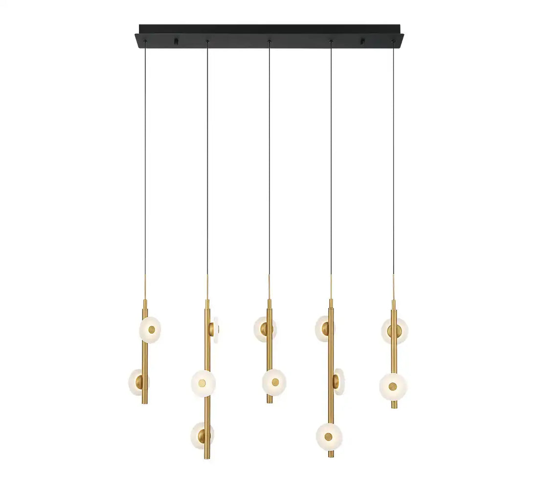 LIB & CO, ETNA LINEAR LED CHANDELIER, CHANDELIER LIGHT