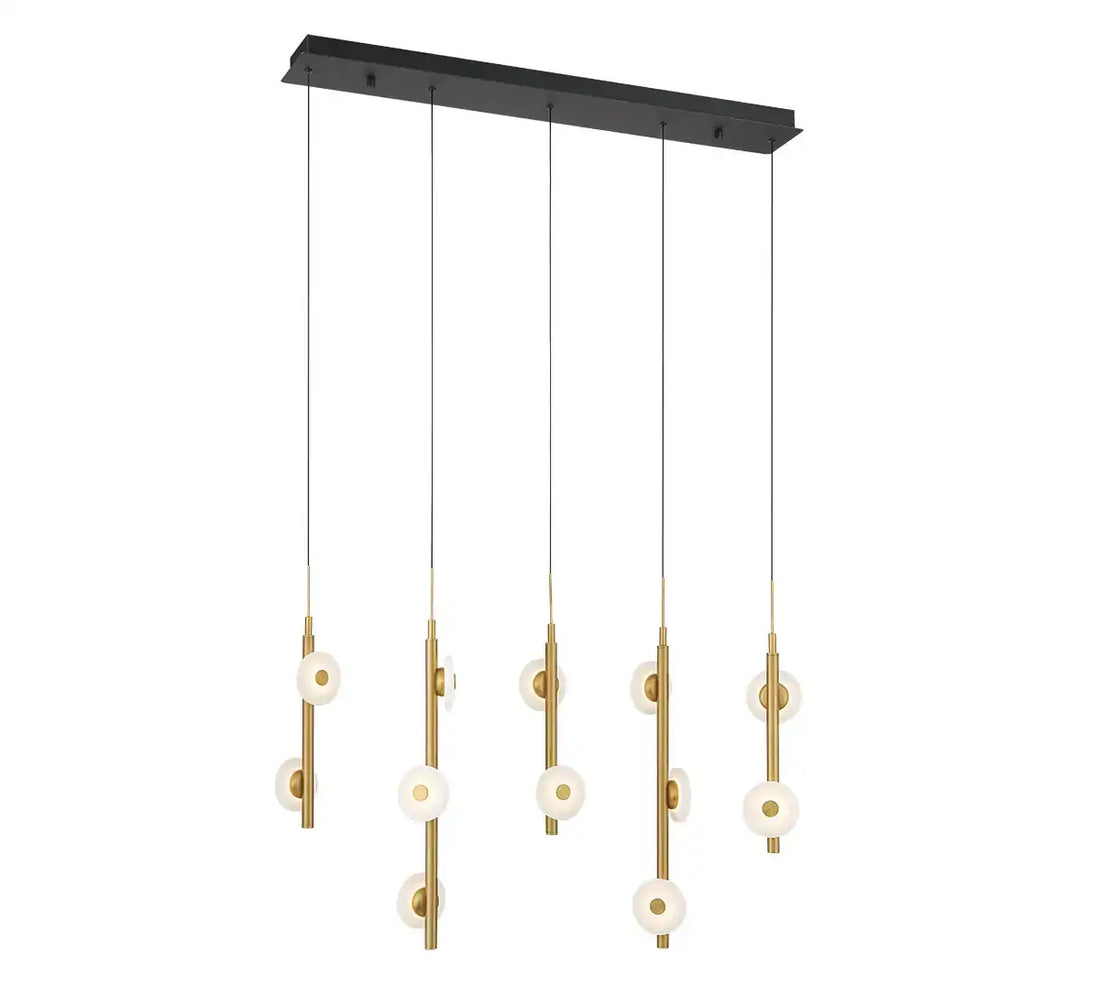 LIB & CO, ETNA LINEAR LED CHANDELIER, CHANDELIER LIGHT