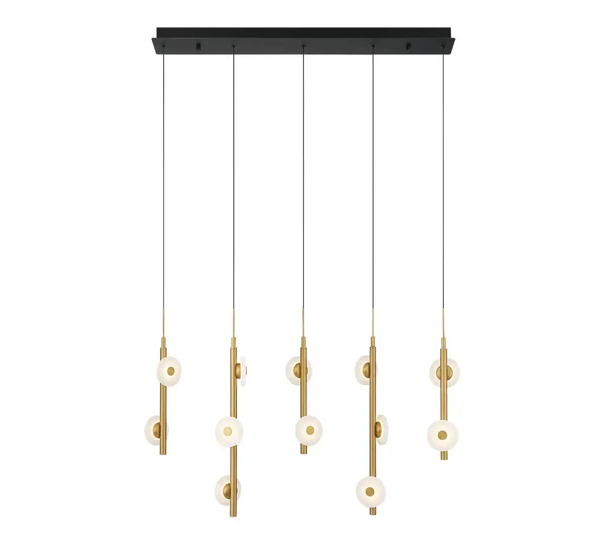 LIB & CO, ETNA LINEAR LED CHANDELIER, CHANDELIER LIGHT
