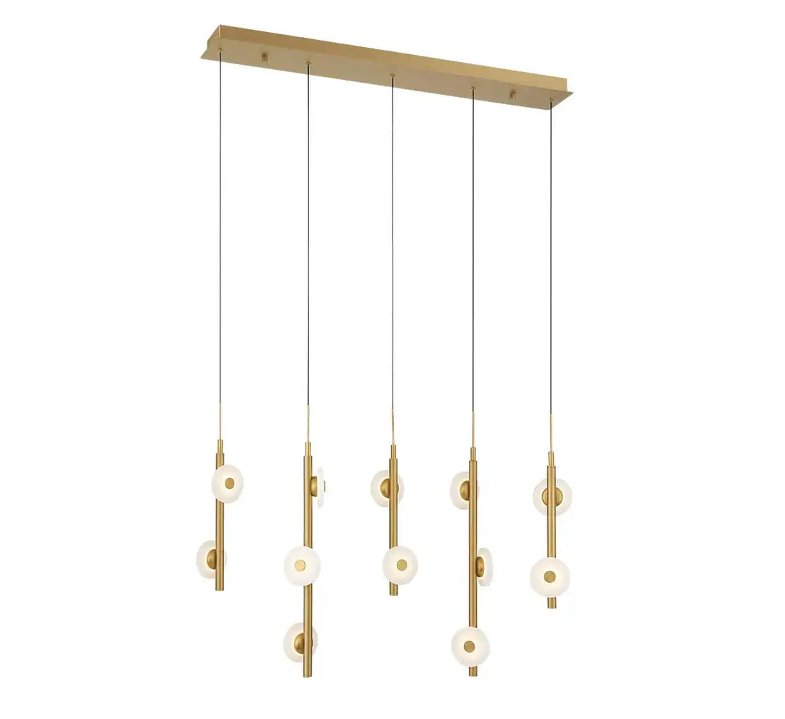 LIB & CO, ETNA LINEAR LED CHANDELIER, CHANDELIER LIGHT