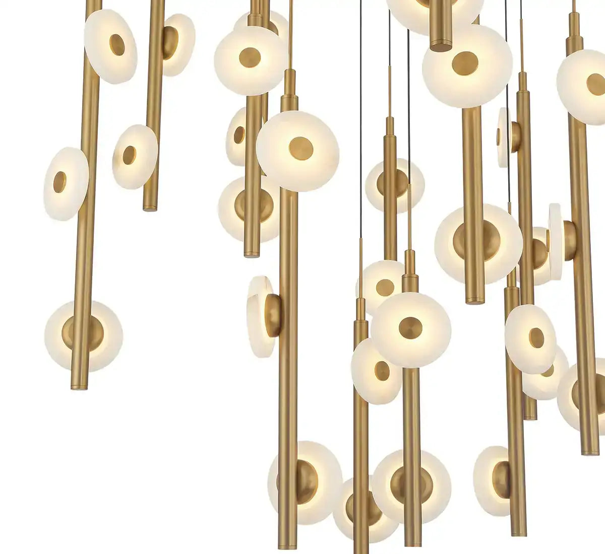 LIB & CO, ETNA 57 LIGHTRECTANGULAR LED CHANDELIER, CHANDELIER LIGHT