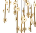 LIB & CO, ETNA 57 LIGHTRECTANGULAR LED CHANDELIER, CHANDELIER LIGHT