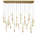 LIB & CO, ETNA 57 LIGHTRECTANGULAR LED CHANDELIER, CHANDELIER LIGHT