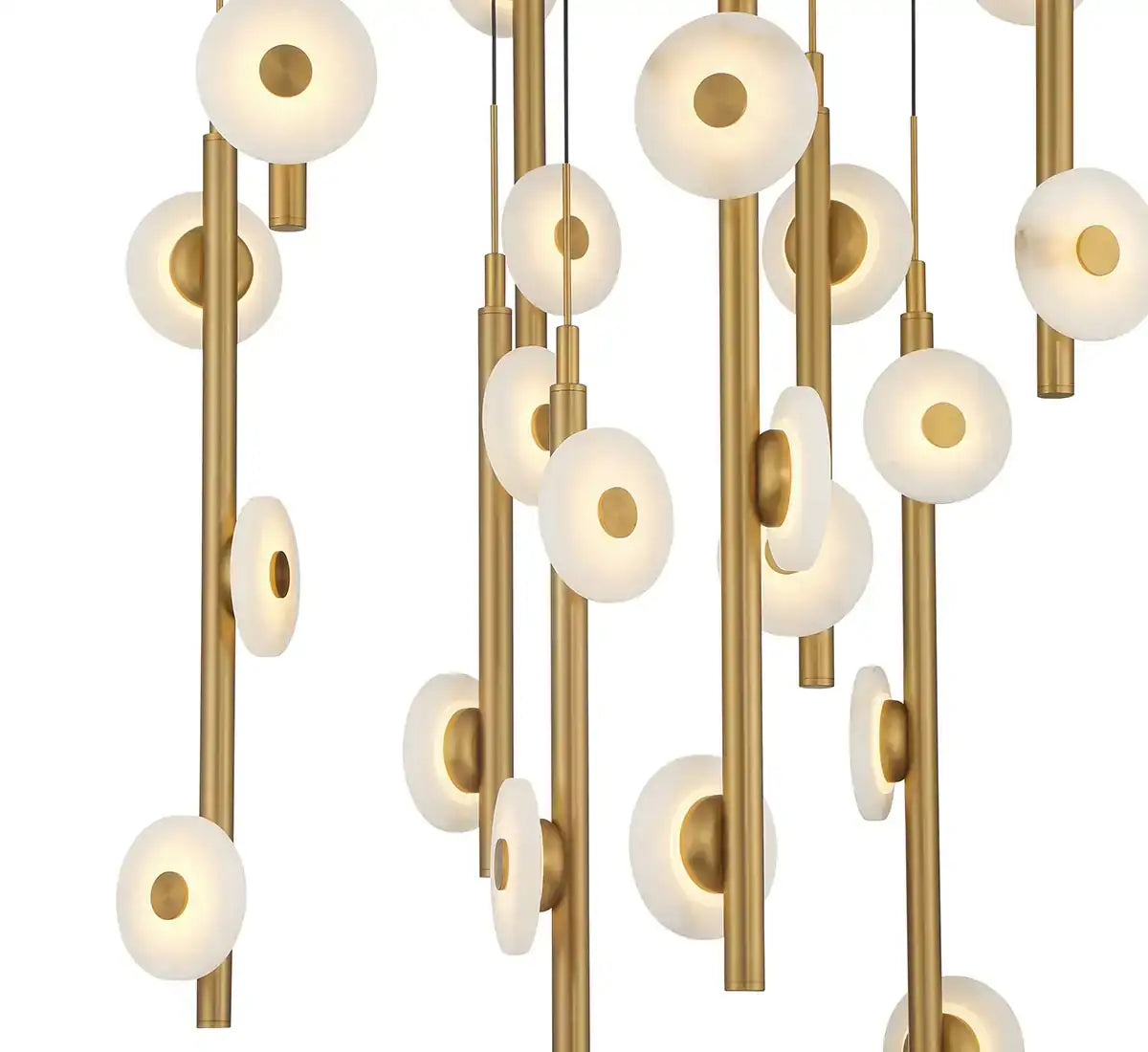 LIB & CO, ETNA 57 LIGHTRECTANGULAR LED CHANDELIER, CHANDELIER LIGHT