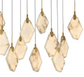 LIB & CO, KOSMOS 14 LIGHTRECTANGULAR LED CHANDELIER, CHANDELIER LIGHT