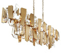 LIB & CO, CASTELLANA 2 TIER LINEAR CHANDELIER, CHANDELIER LIGHT