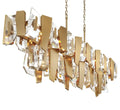 LIB & CO, CASTELLANA 2 TIER LINEAR CHANDELIER, CHANDELIER LIGHT