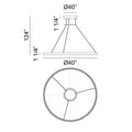 MATTEO MODERN, O'HARA CHANDELIER, CHANDELIER LIGHT