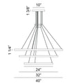 MATTEO MODERN, O'HARA CHANDELIER, CHANDELIER LIGHT