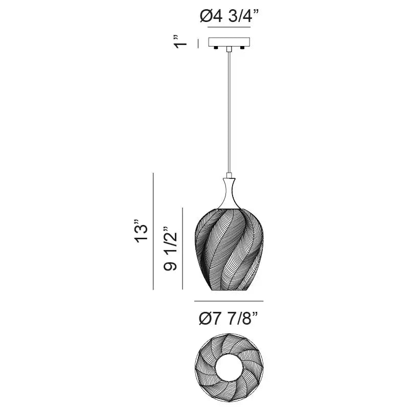 MATTEO, EESHA PENDANT, PENDANT LIGHT