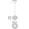 MATTEO, MARUNA PENDANT, PENDANT LIGHT