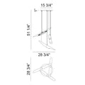 MATTEO, STYLUS CHANDELIER, CHANDELIER LIGHT
