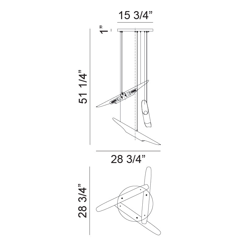 MATTEO, STYLUS CHANDELIER, CHANDELIER LIGHT