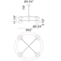 MATTEO, GARDENA CHANDELIER, CHANDELIER LIGHT