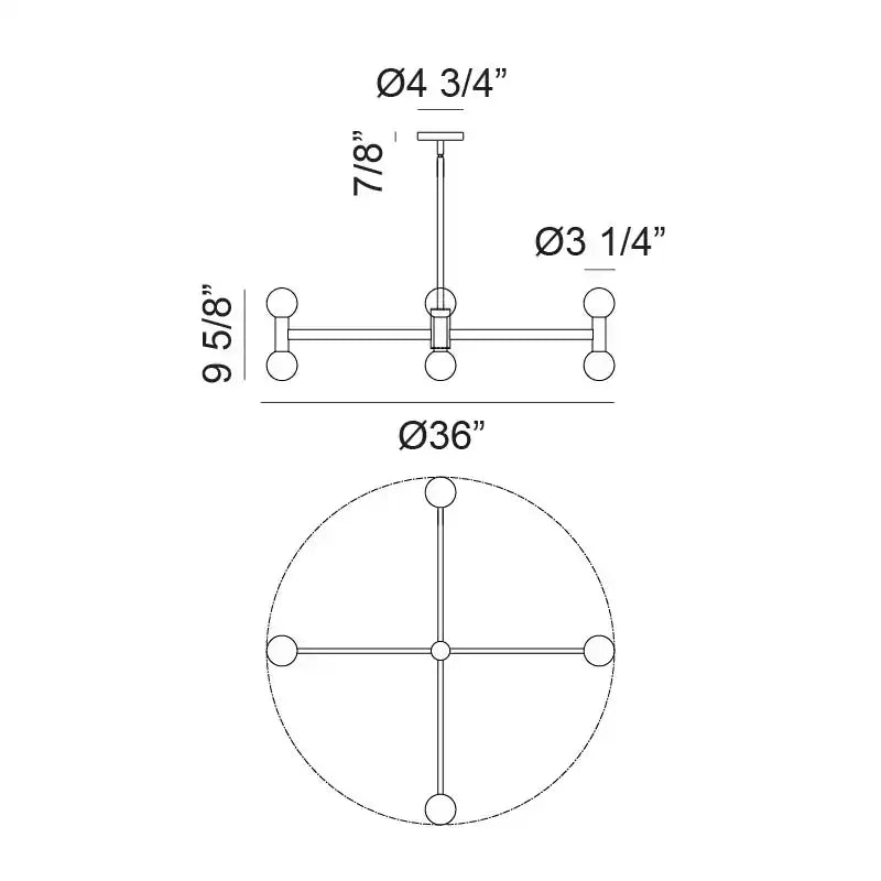 MATTEO, INTERSTELLAR CHANDELIER, CHANDELIER LIGHT