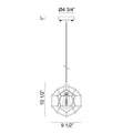 MATTEO, GEOMETRY SERIES PENDANT, PENDANT LIGHT