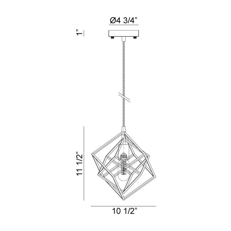 MATTEO, GEOMETRY SERIES PENDANT, PENDANT LIGHT