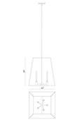 MATTEO, CANDOR CHANDELIER, CHANDELIER LIGHT
