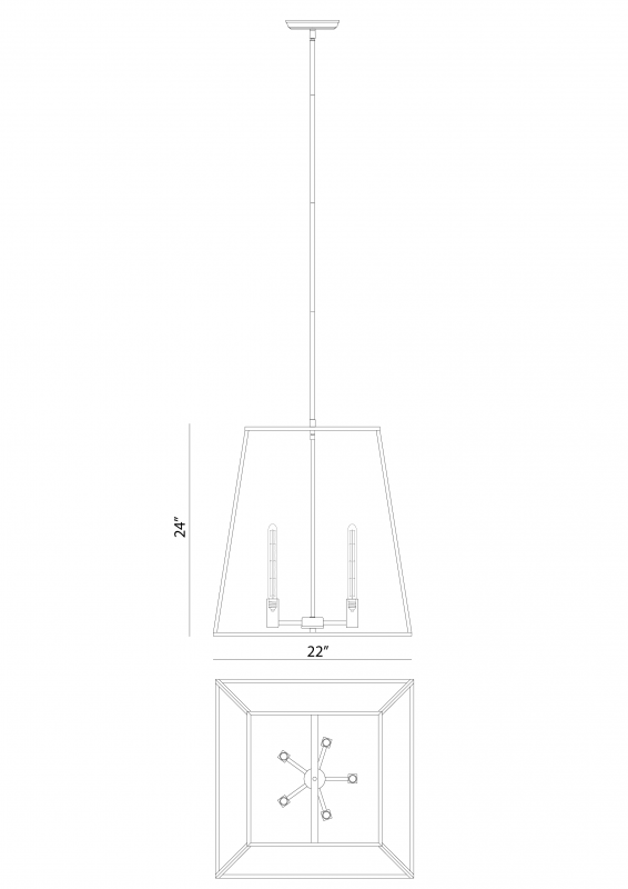 MATTEO, CANDOR CHANDELIER, CHANDELIER LIGHT