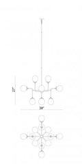MATTEO, PARTICLES PENDANT, PENDANT LIGHT