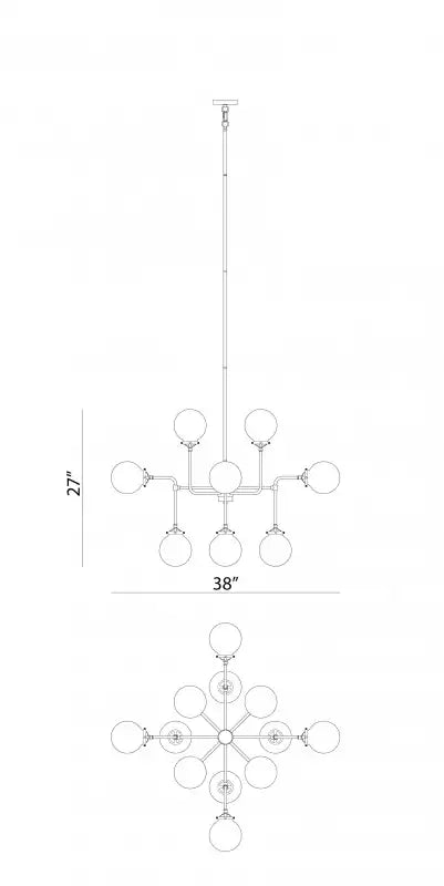 MATTEO, PARTICLES PENDANT, PENDANT LIGHT