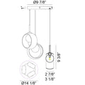 MATTEO, DELCIA PENDANT, PENDANT LIGHT