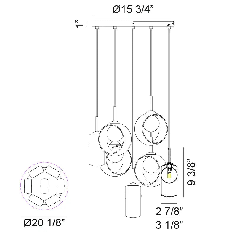 MATTEO, DELCIA PENDANT, PENDANT LIGHT