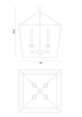 MATTEO, SCATOLA CHANDELIER, CHANDELIER LIGHT