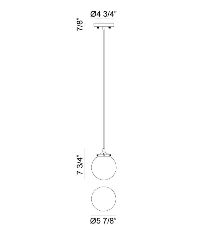 MATTEO, THE BOUGIE PENDANT, PENDANT LIGHT
