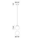 MATTEO, THE BOUGIE PENDANT, PENDANT LIGHT