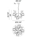 MATTEO, HYDRAGEA BLOOM PENDANT, PENDANT LIGHT