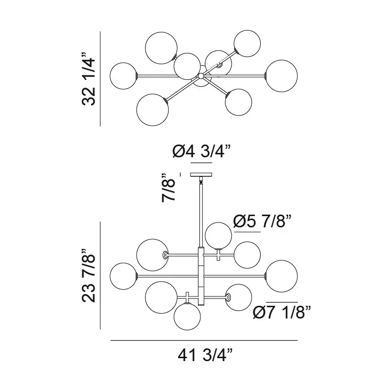 MATTEO, AVERLEY CHANDELIER, CHANDELIER LIGHT
