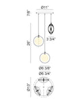 MATTEO, CHATOYANT PENDANT, PENDANT LIGHT