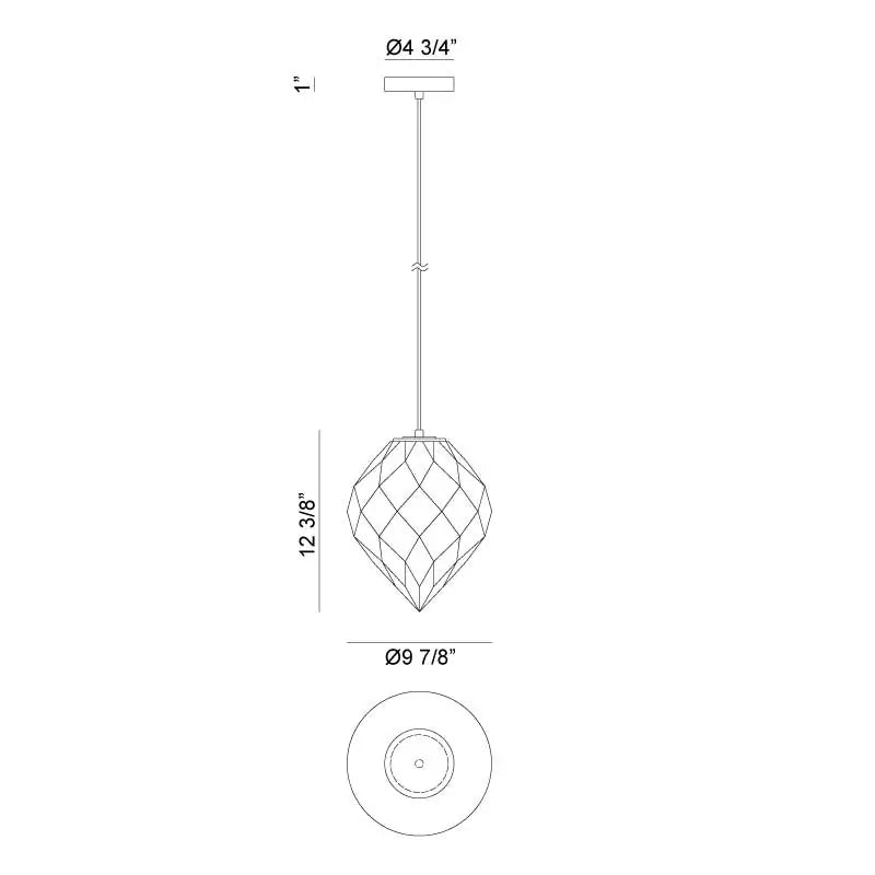 MATTEO, GEMMA PENDANT, PENDANT LIGHT