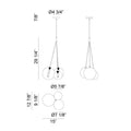 MATTEO, MAGMA CHANDELIER, CHANDELIER LIGHT