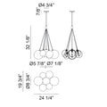MATTEO, MAGMA CHANDELIER, CHANDELIER LIGHT