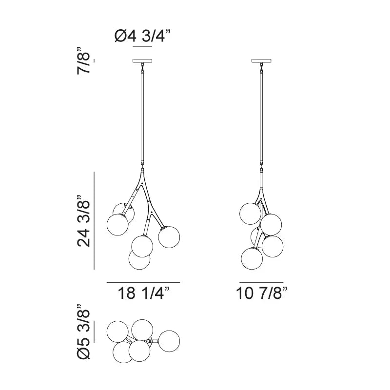 MATTEO, RAMI CHANDELIER, CHANDELIER LIGHT