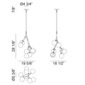 MATTEO, RAMI CHANDELIER, CHANDELIER LIGHT
