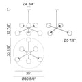MATTEO, NOVO CHANDELIER, CHANDELIER LIGHT