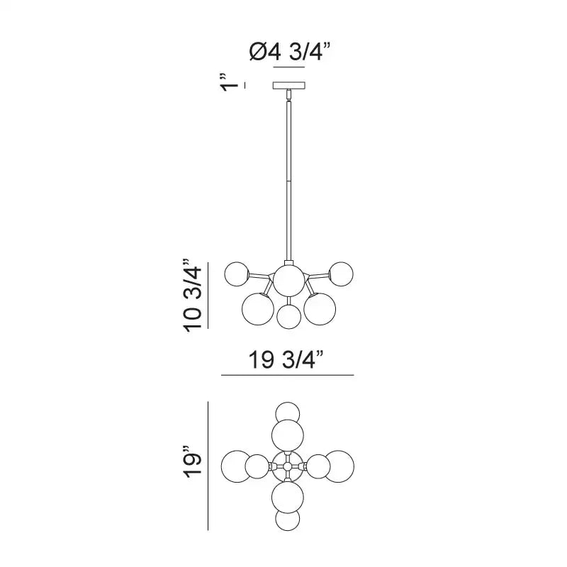 MATTEO, NOVU CHANDELIER, CHANDELIER LIGHT