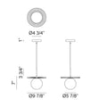 MATTEO, MODERN RUFF PENDANT, PENDANT LIGHT